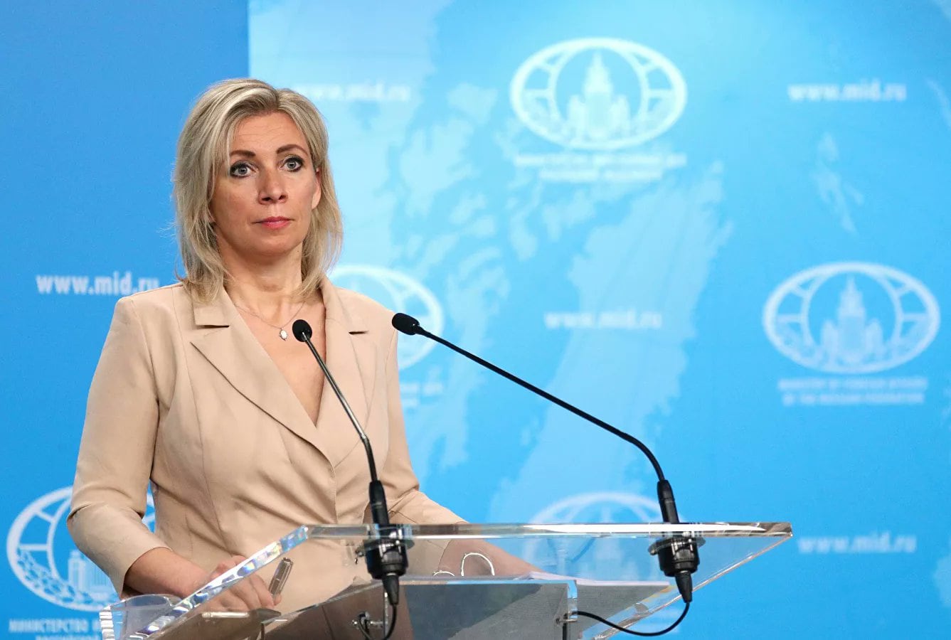 María Zajárova, portavoz de la cancillería de Rusia/Twitter