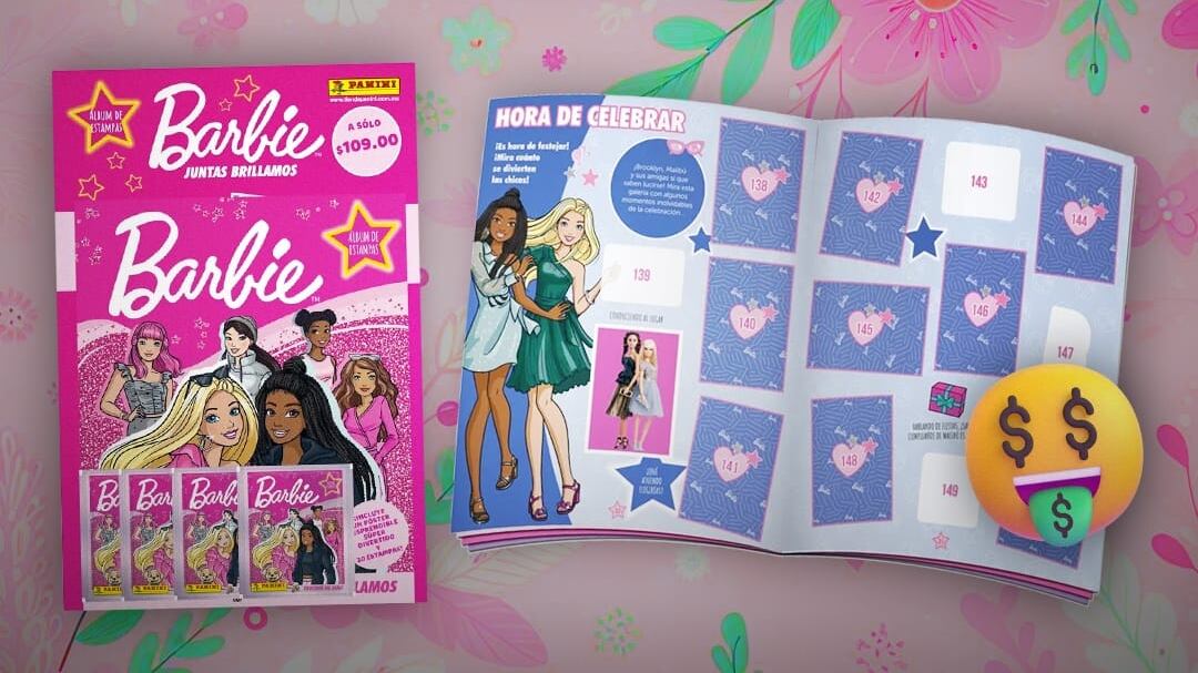 Álbum de estampas de Barbie: Precio y dónde comprar el rosado coleccionable