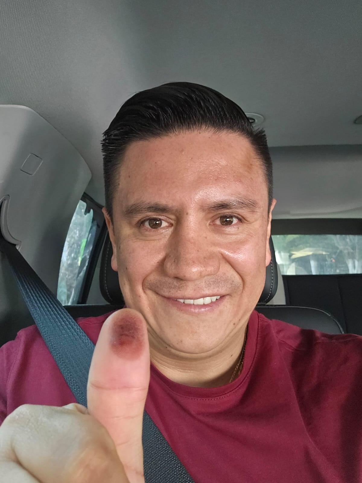 Ulises Bravo, dirigente de Morena en Morelos, emitió su voto