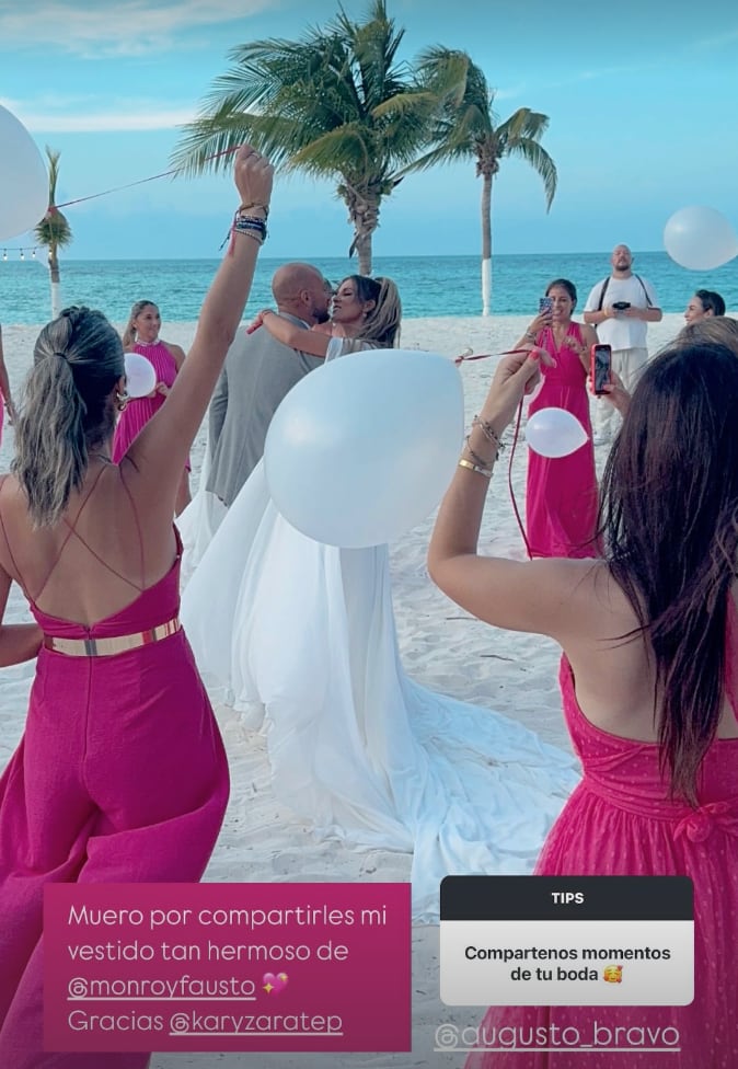 Augusto Bravo y Adianez Hernández en su boda