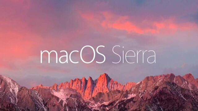 macOS Sierra.