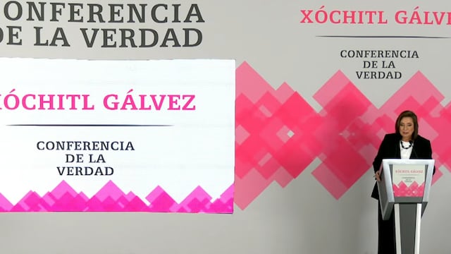 Xóchitl Gálvez en Conferencia de la Verdad