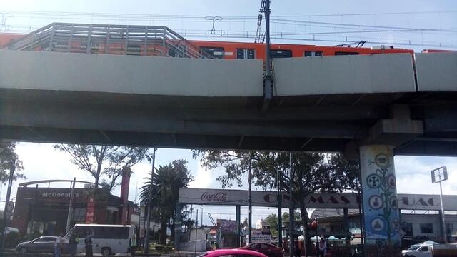 Desnivel en el Metro detectado en octubre del 2020