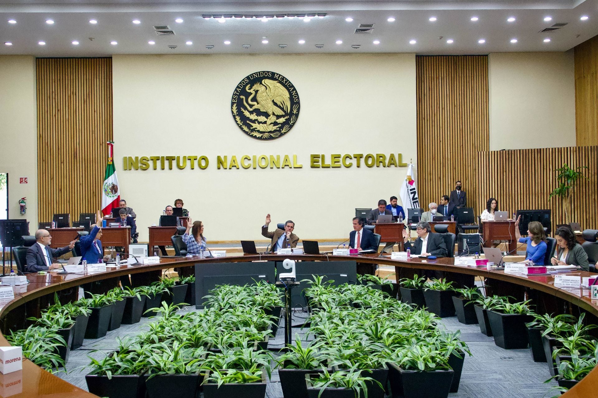 Sesión extraordinaria del Instituto Nacional Electoral