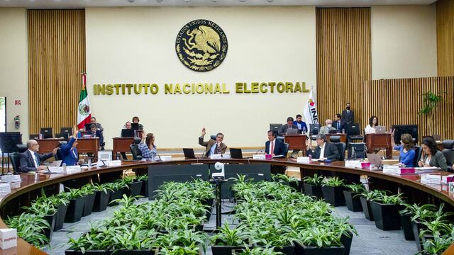 Sesión extraordinaria del Instituto Nacional Electoral