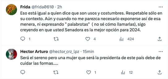 Críticas a Xóchitl Gálvez