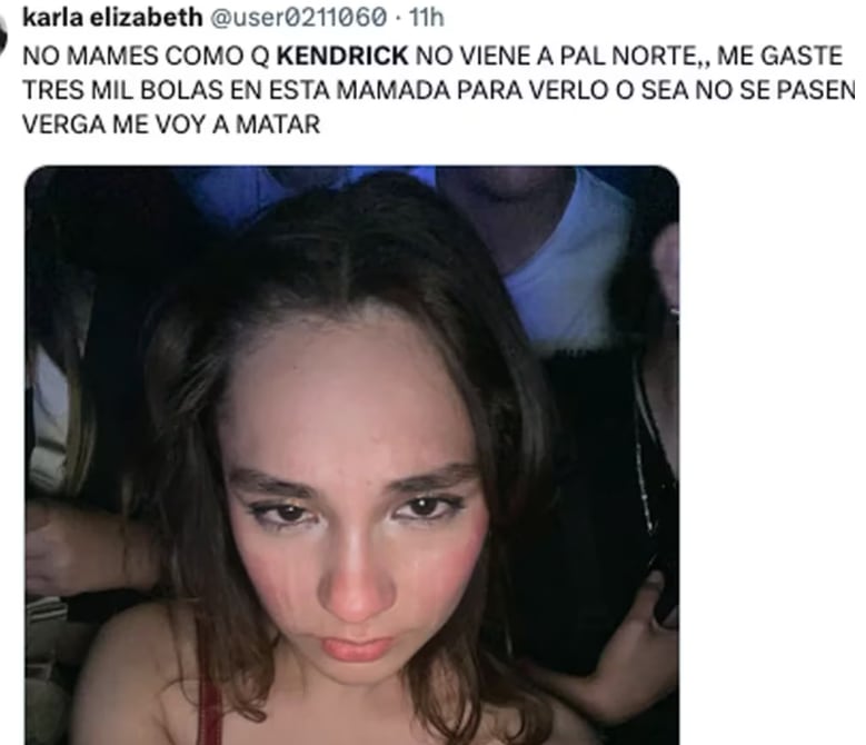 Meme de Kendrick Lamar cancelando en Tecate Pa’l Norte