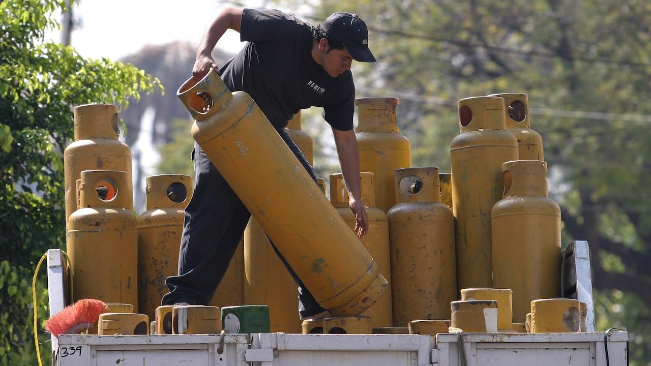 Distribuidor de tanques de gas