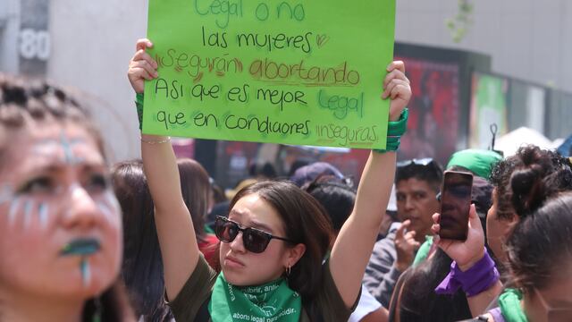 Marcha por el aborto seguro en CDMX