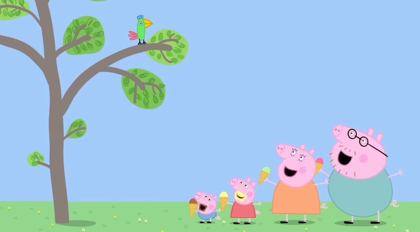 Peppa Pig por Día Mundial del Loro