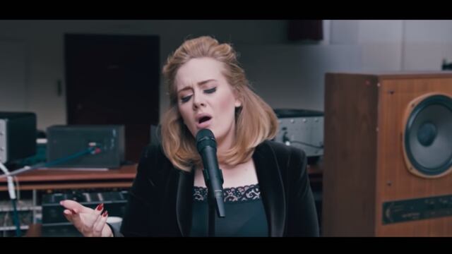 Adele en su videoclip "When we were young"