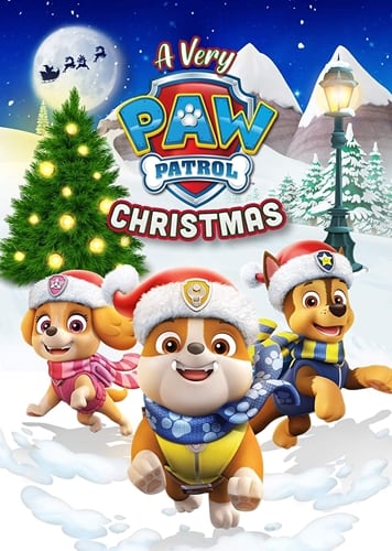 Cachorros en la nieve de Paw Patrol navideño para descargar