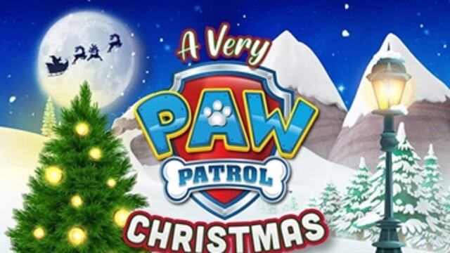 Cachorros en la nieve de Paw Patrol navideño para descargar