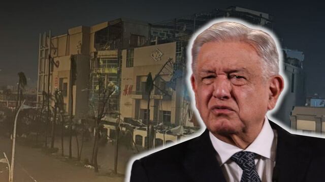AMLO viajó en avión hacia Acapulco para reunión por huracán Otis y sobrevoló la zona en helicóptero