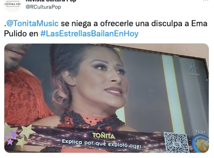 Toñita se niega a disculparse con Ema Pulido