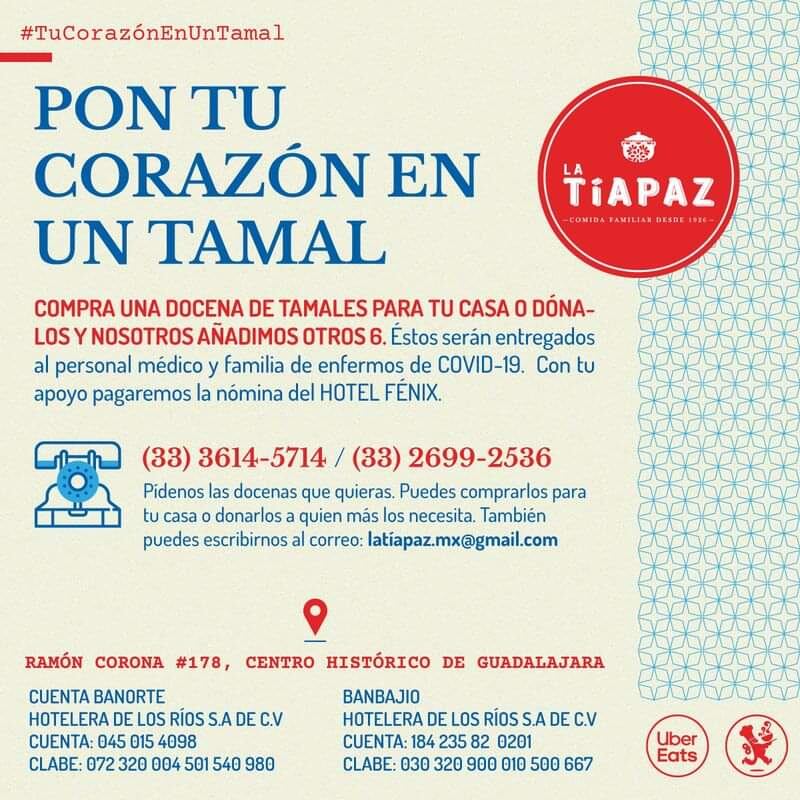 Iniciativa "Pon tu corazón en un tamal".