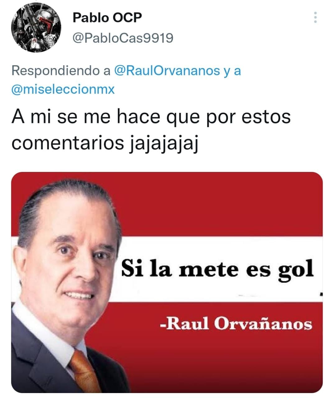 Respuesta a Raúl Orvañanos