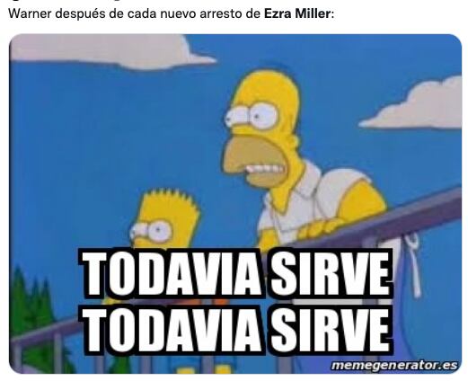 Memes de Ezra Miller y su segundo arresto