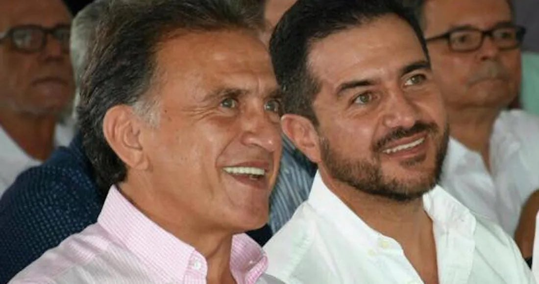 Miguel Ángel Yunes Linares y su hijo Miguel Ángel Yunes Márquez