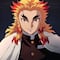 Stickers de Kyojuro Rengoku: Pack del pilar de la llama en Demon Slayer: Kimetsu no Yaiba para WhatsApp