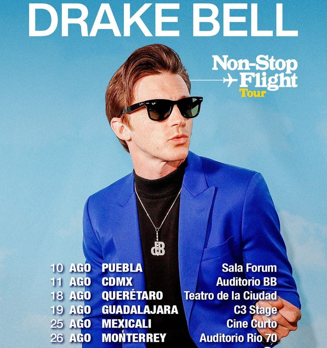 Drake Bell en México: Precio para los boletos de sus 5 conciertos