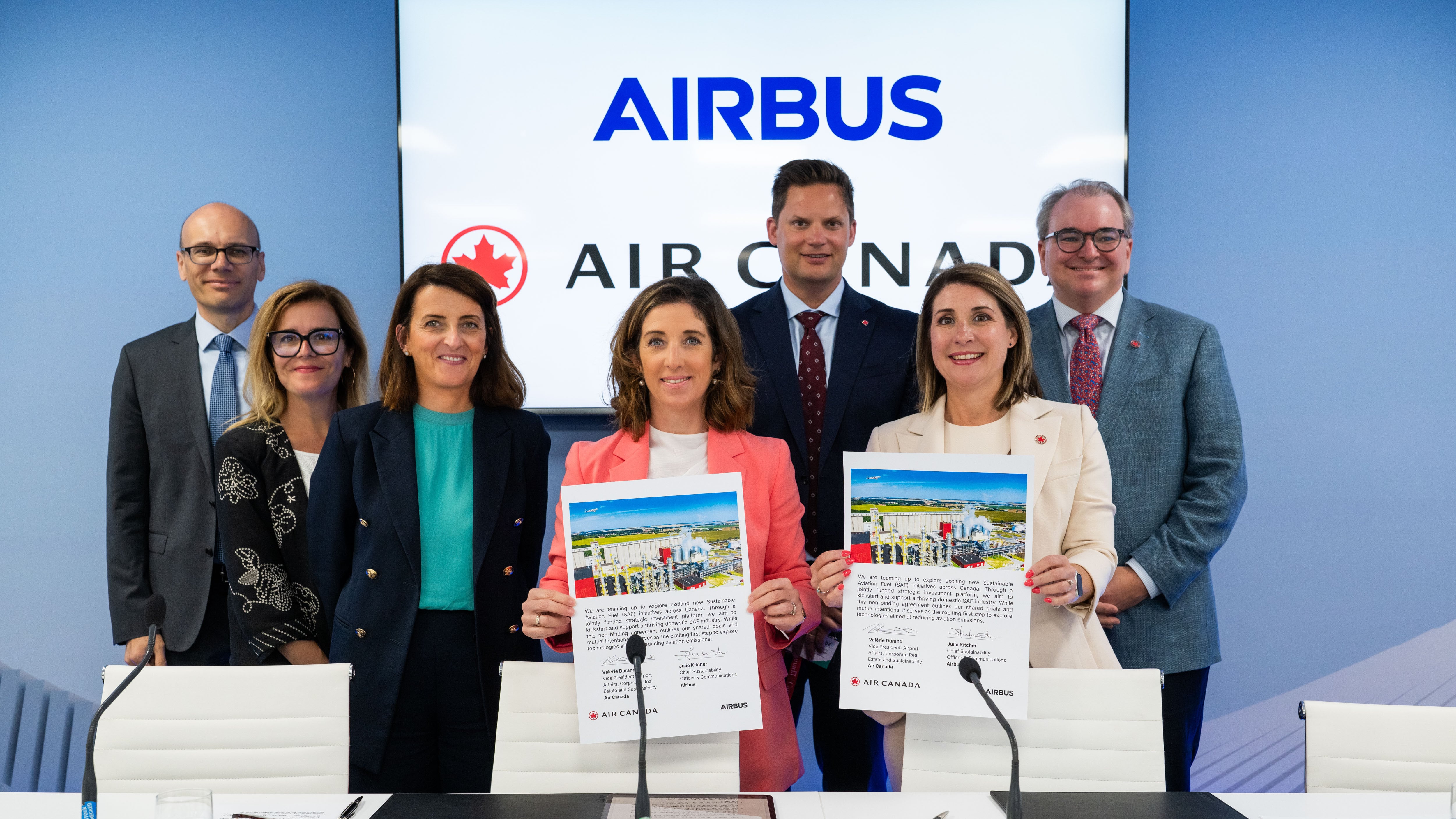 Air Canada y Airbus se unen por una aviación sostenible