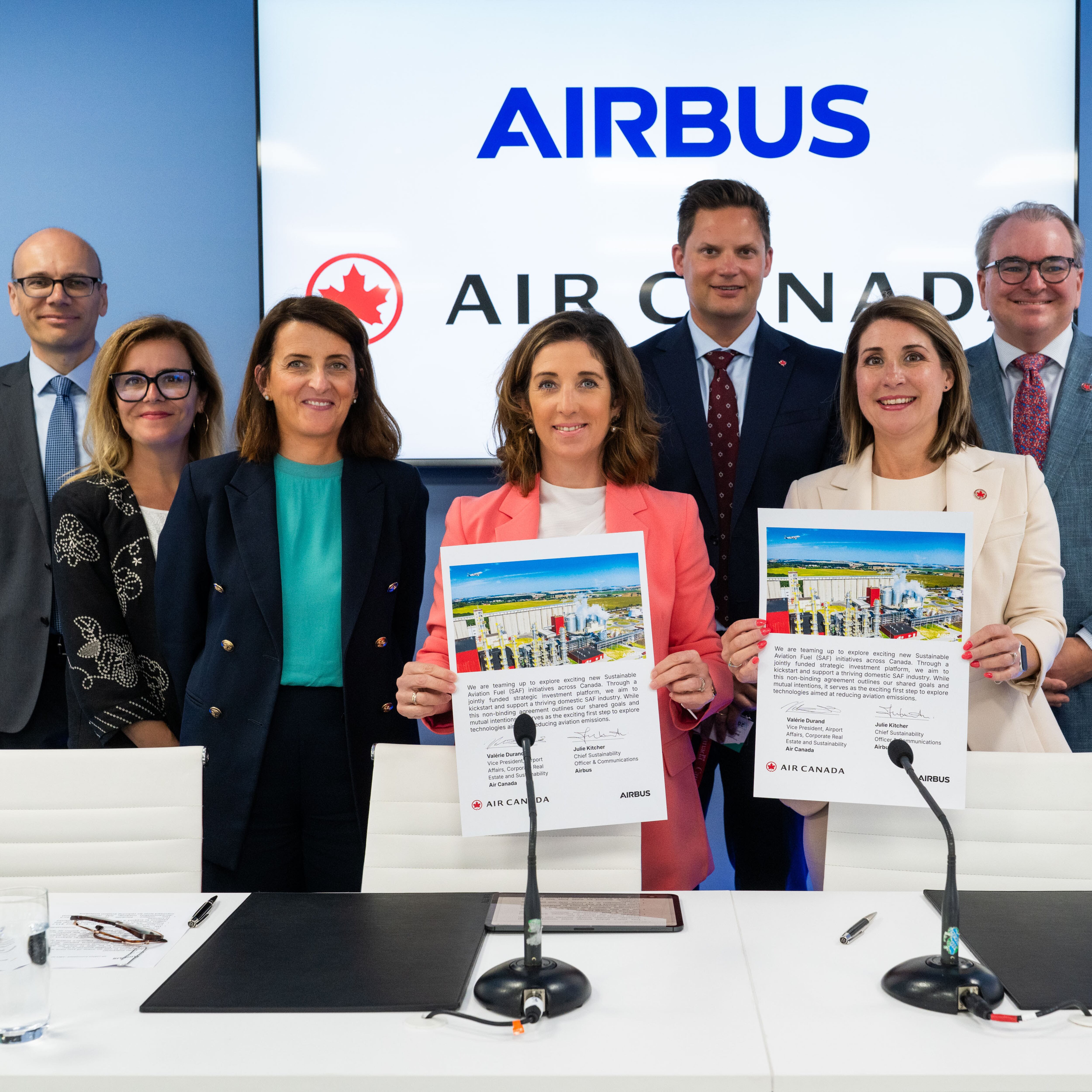 Air Canada y Airbus se unen por una aviación sostenible