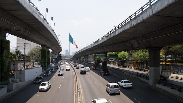Periférico Sur a la altura de San Jerónimo.