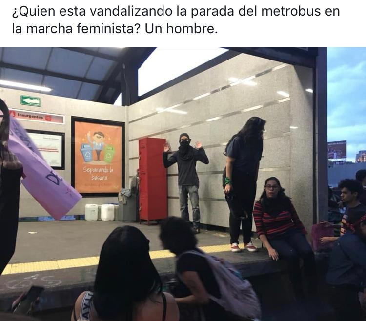 Asistentes identificaron a diversos hombres infiltrados.