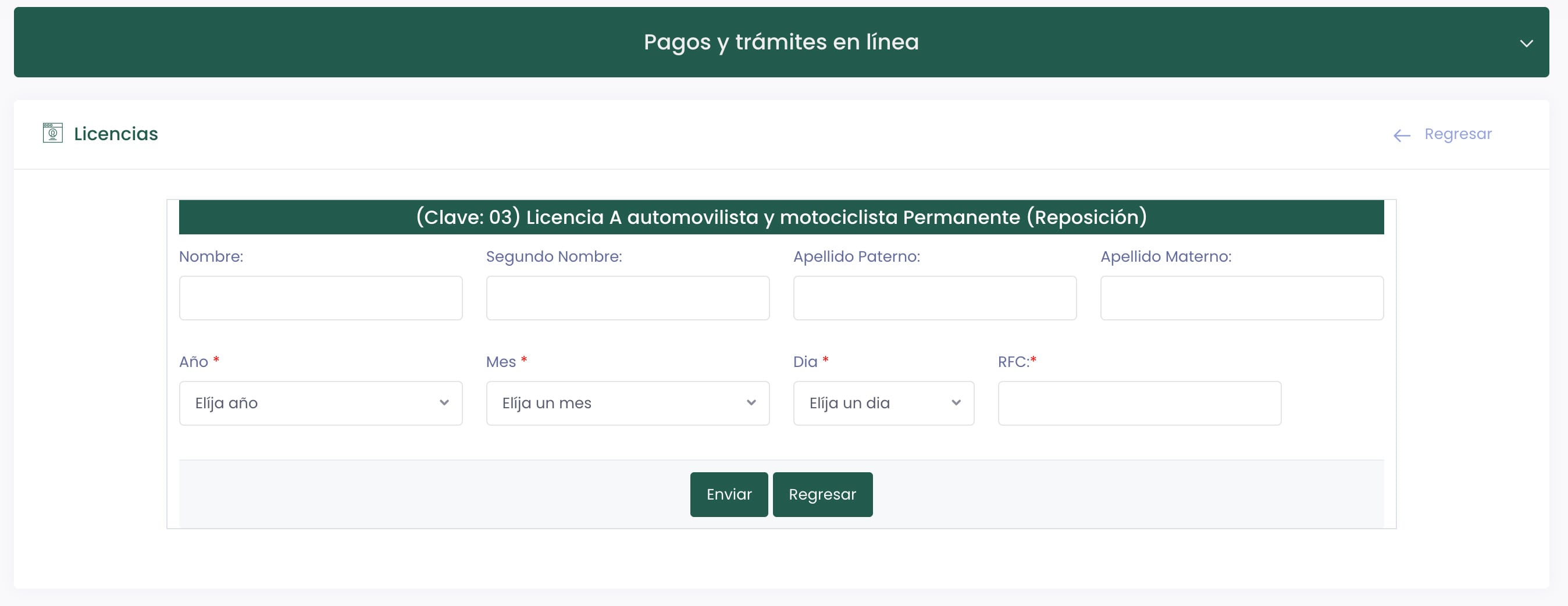 Trámite de reposición licencia de conducir permanente CDMX 2024