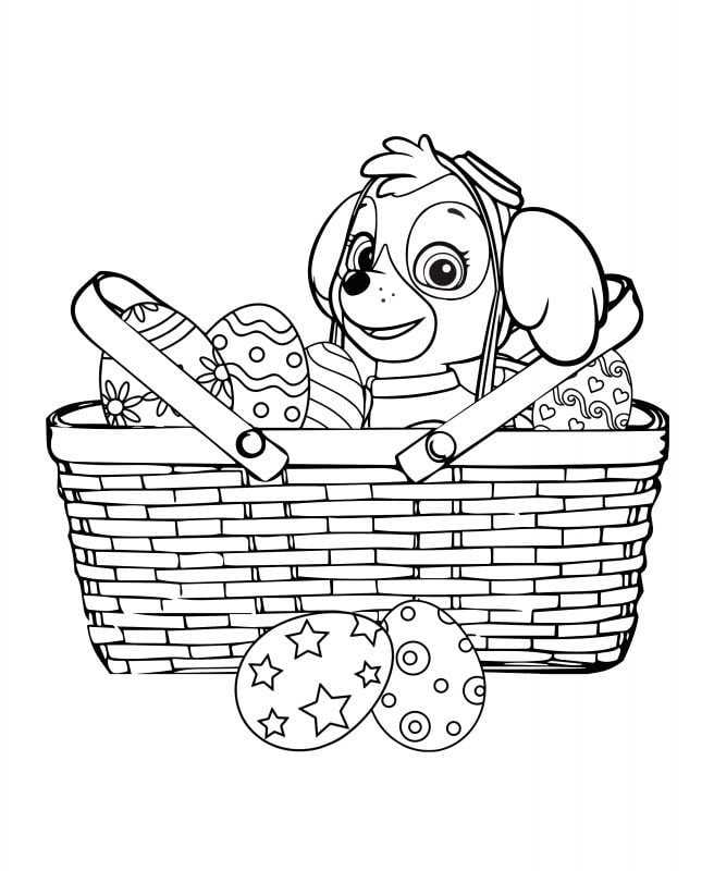 Dibujos de huevos de pascua