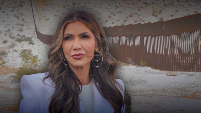 Kristi Noem avanza en la compra de acero para el muro fronterizo