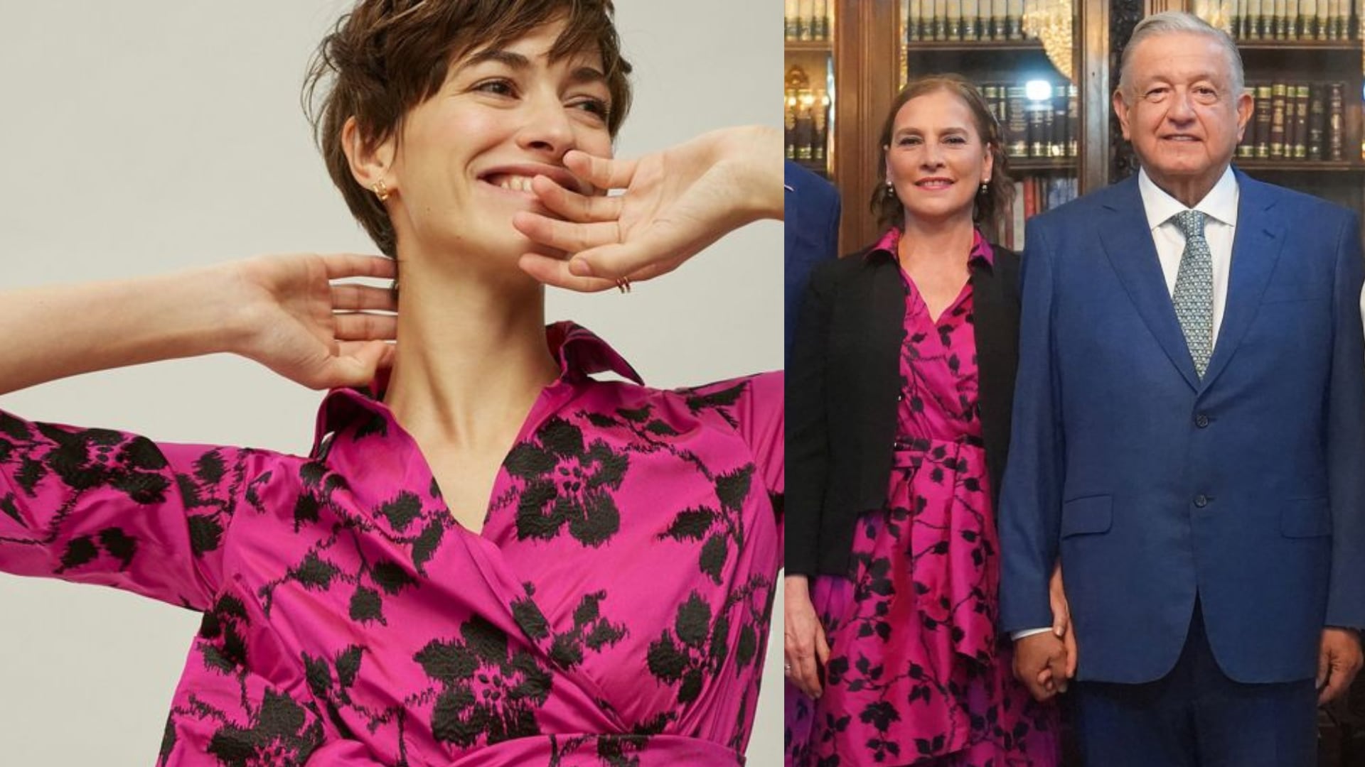 Esto cuesta el vestido de Beatriz Gutiérrez Müller que le copió a Elba Esther Gordillo y Pati Chapoy