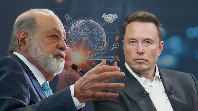 Elon Musk y Carlos Slim