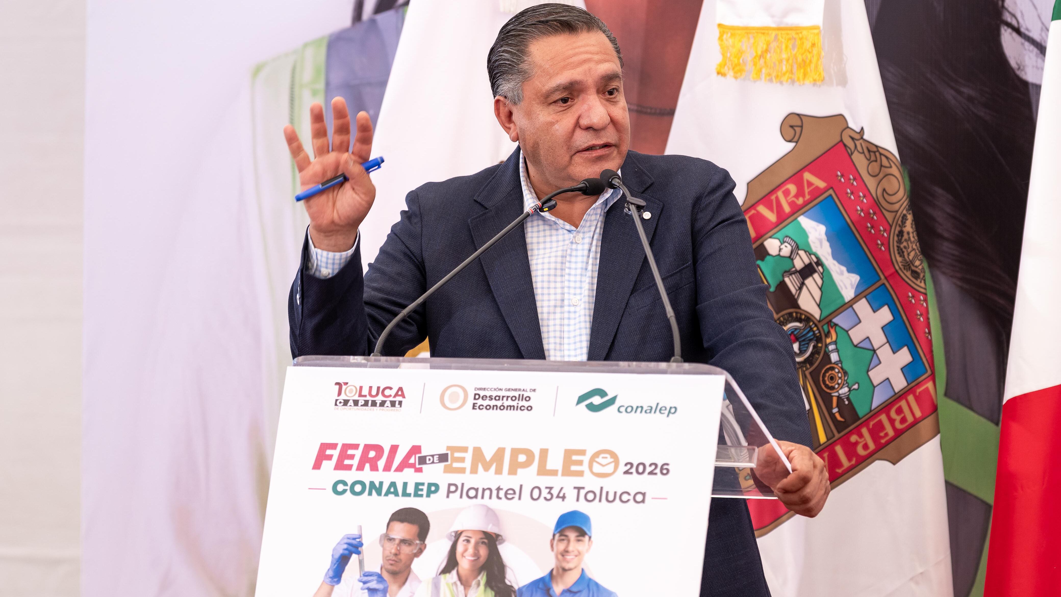 Ricardo Moreno impulsa empleos mejor pagados para jóvenes en Toluca