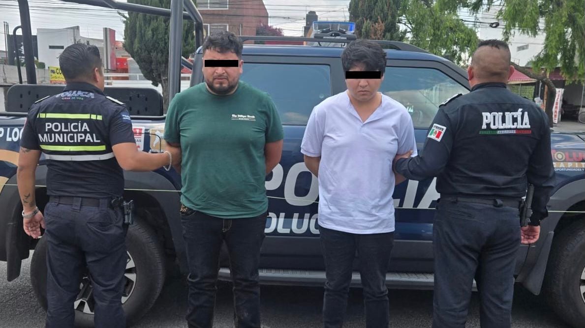 Policía de Toluca recupera 15 celulares robados y detiene a dos presuntos responsables en Santa Clara