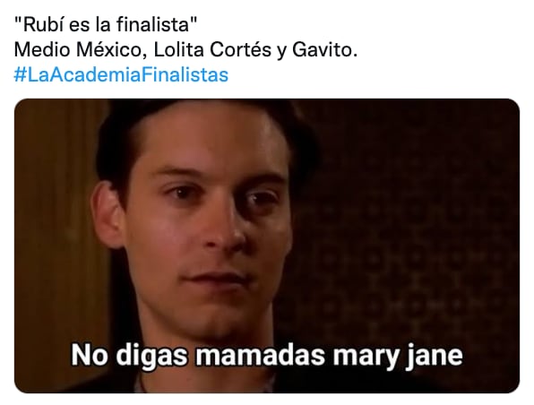 Meme Rubí finalista de La Academia