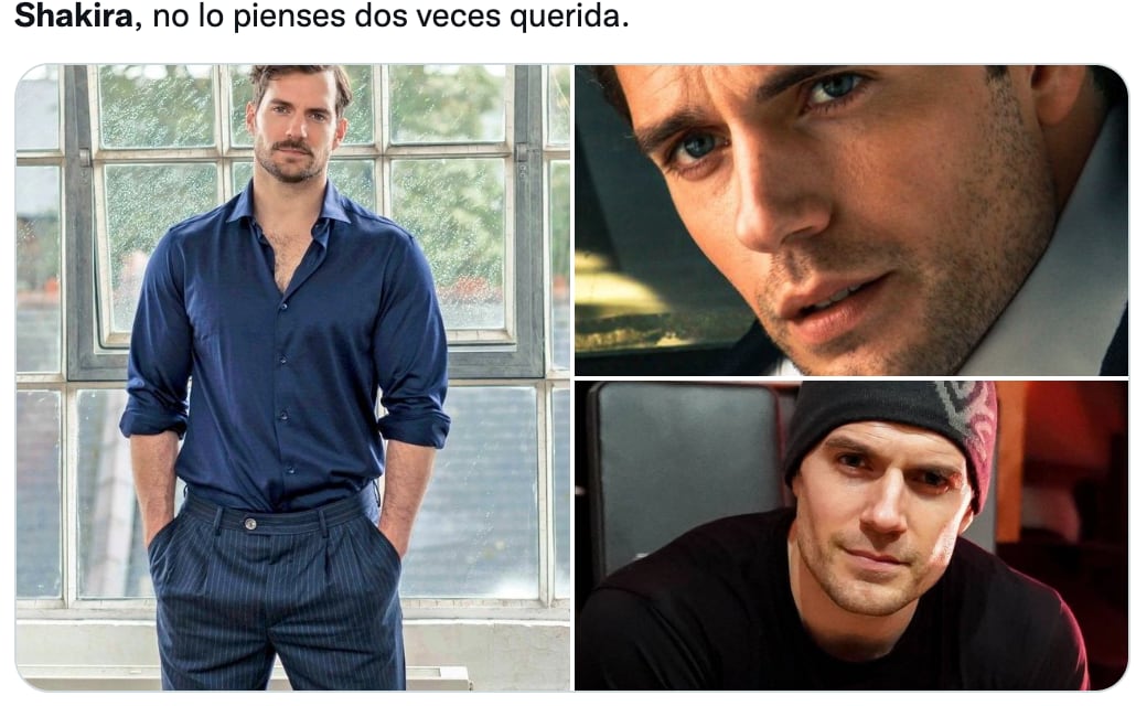 Memes de Shakira y Henry Cavill tras supuesta separación con Piqué