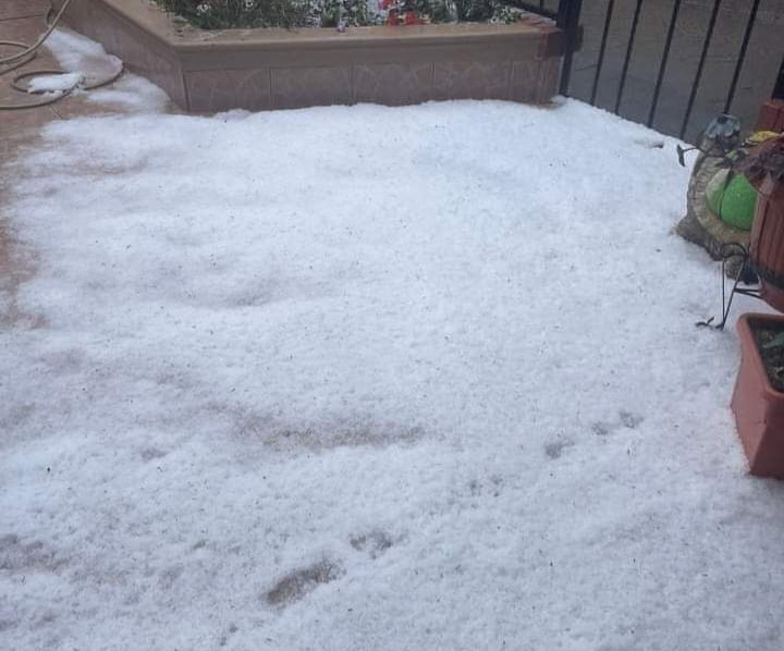 Granizada en Hermosillo