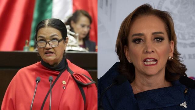 Dulce María Sauri y Claudia Ruiz Massieu