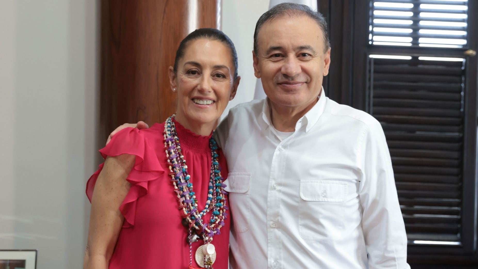 Claudia Sheinbaum y Alfonso Durazo, gobernador de Sonora
