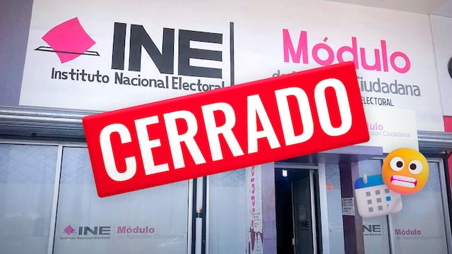 INE cerrará los módulos de atención ciudadana en estos días de abril 2026.
