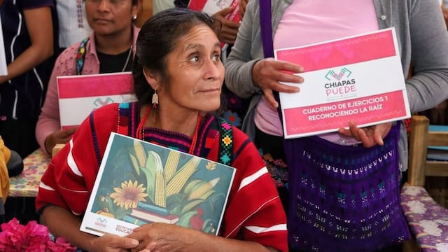 Programa de alfabetizavción en Chiapas "Chiapas Puede".