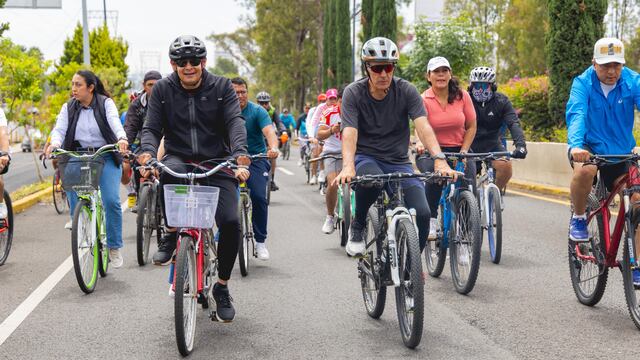 Alejandro Armenta en vía recreativa de Puebla