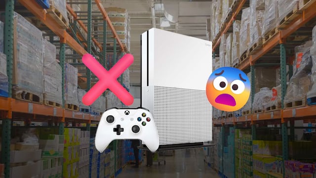 Xbox en fondo de Costco