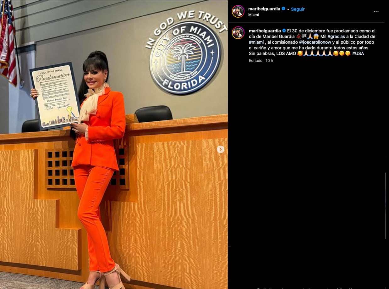 Día Oficial de Maribel Guardia; la actriz ya tiene su propio día.