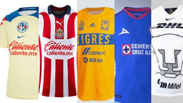 Un usuario de redes sociales mostró cómo se verían los jerseys de la Liga MX, si no tuvieran patrocinadores.