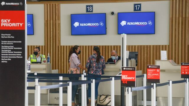 Actividad en la terminal del Aeropuerto Internacional Felipe Ángeles (AIFA)