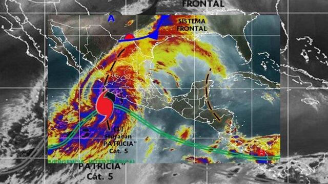 Su ojo tiene un diámetro de 10 kilómetros (km) y, en el transcurso de la próxima hora, seguirá internándose en el sur de Jalisco