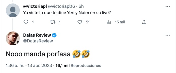 Yeri Mua le responde a Dalas Review tras entrevistar a Aaron Mercury